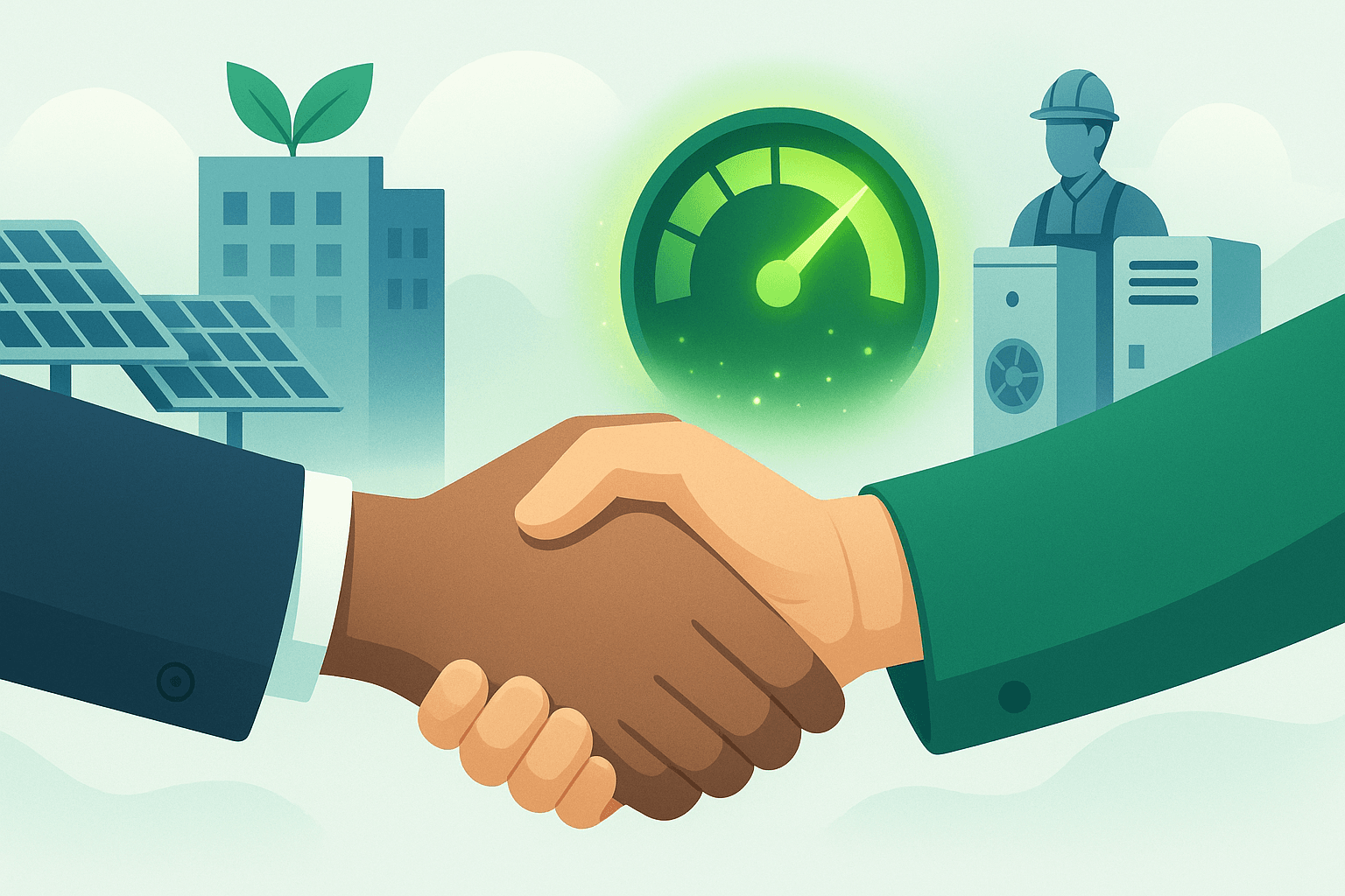 Illustration for Che Energy's ESCO model